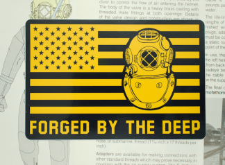 2C FORGED BY THE DEEP (MOD 0) - sticker