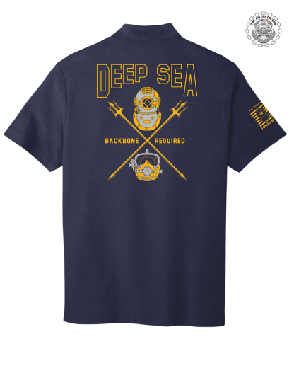 BACKBONE REQUIRED - DEEP SEA (MOD 1) Polo Cotton-blend Short-sleeve - Image 3