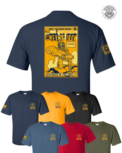 MEN OF IRON Cotton Short-sleeve T-shirt