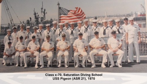 1970 Class 70xx Saturation USS Pigeon ASR 21