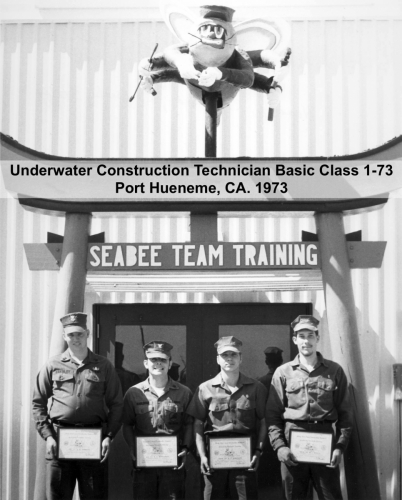 1973 Class 1-73 Underwater Construction Technician Basic Port Hueneme CA