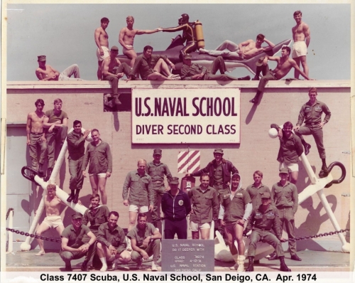 1974 Class 7407 Scuba San Deigo CA